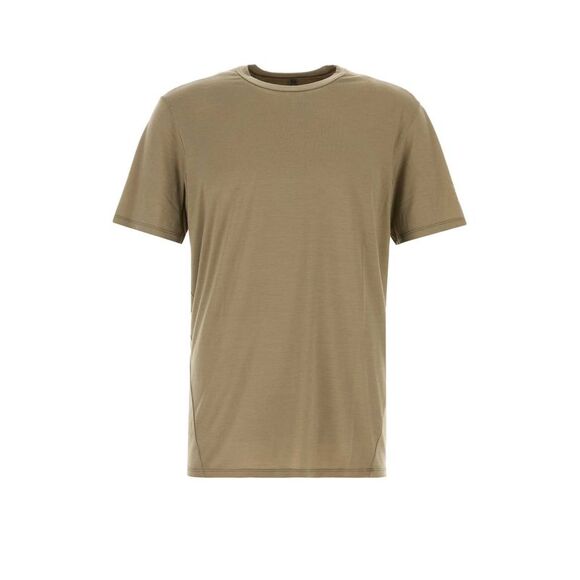 Veilance Men Khaki Wool Blend Frame T-Shirt